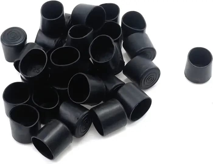 12 pièces 12mm-63mm forme ronde PVC caoutchouc couvre meubles pied Table chaise jambe embout couvert
