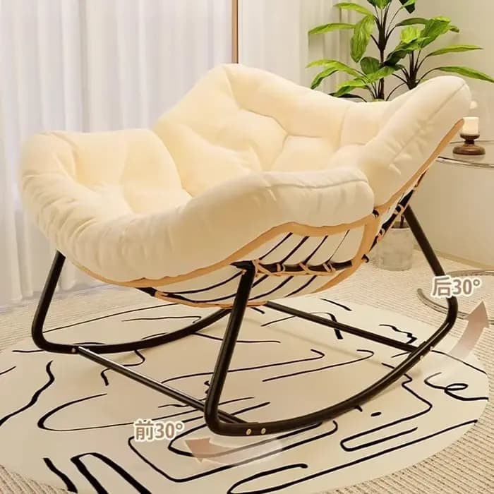 Relax paresseux salon chaises à bascule salon sexe vanité nordique canapé chaises confortable ergono