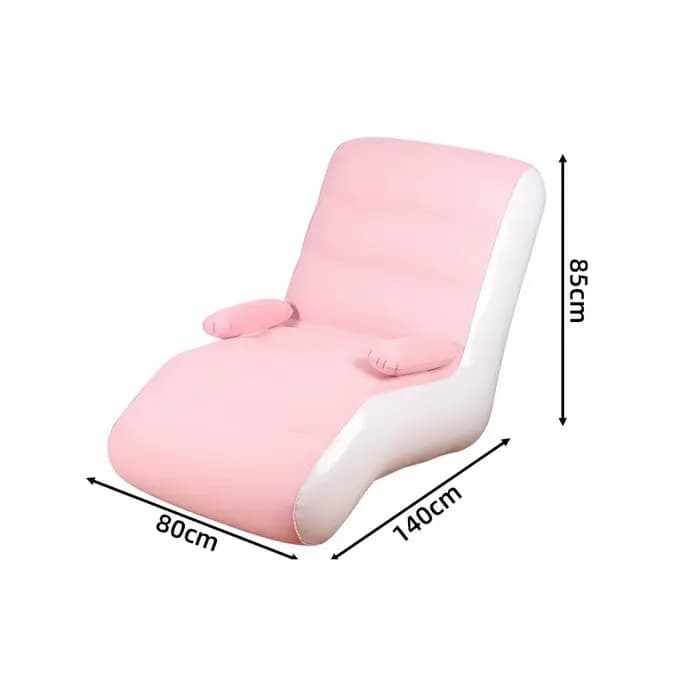 Canapé chaise longue gonflable avec sac de rangement pour salon et chambre, canapé paresseux, coussi