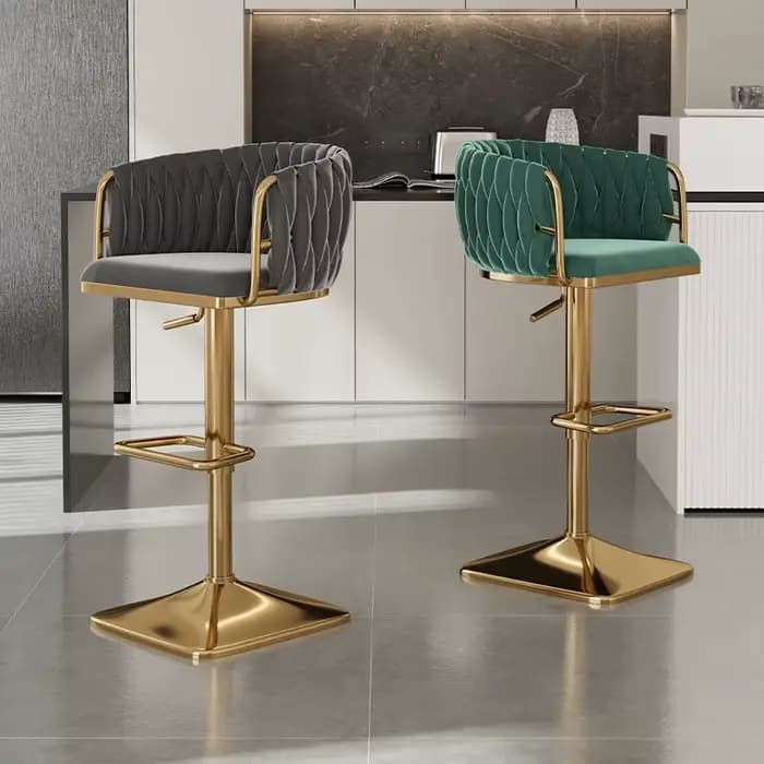 Chaise de Bar tabouret de Bar rotatif chaise de Bar domestique haut de gamme sens réception chaises