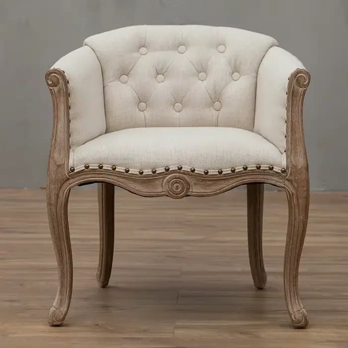 Chaise de canapé de loisirs, chaise de salle à manger antique en bois massif, chaise de salle à mang