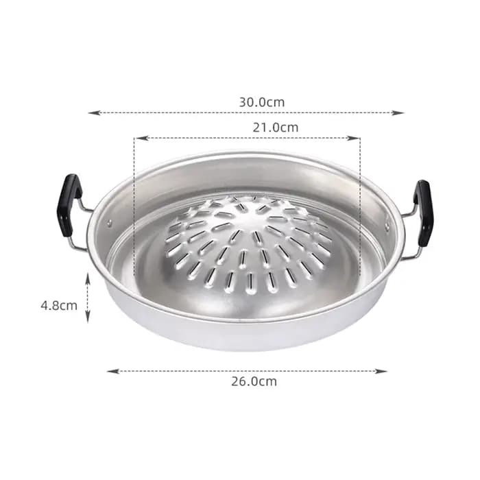 Hot Pot en aluminium multifonctionnel pour les pique-niques en plein air, poêle à charbon de bois po