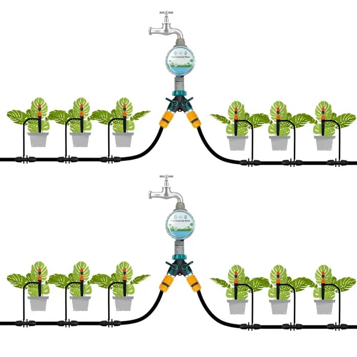 Minuterie d'eau de jardin sans fil WiFi, téléphone intelligent, télécommande, serre de maison, Kit d