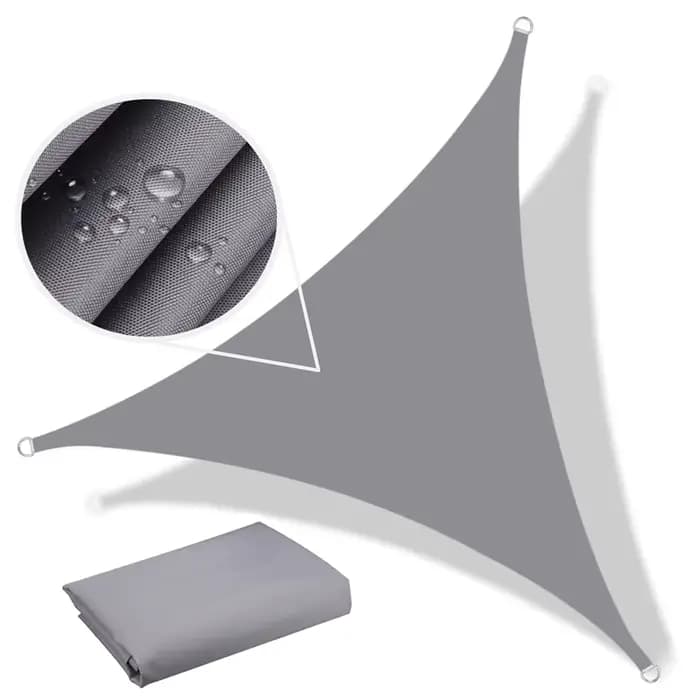 Abri solaire étanche 5x5x5/2x2x2M, Protection pare-soleil triangulaire, auvent extérieur, jardin, Pa