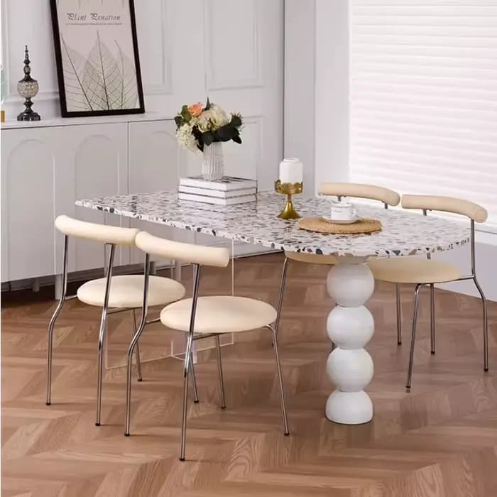 Table de salle à manger design pour jardin, table basse nordique, table murale haute pour couloir, c