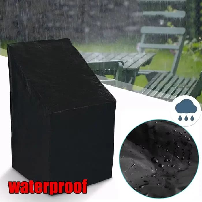 Housse de protection pour chaise de jardin extérieure, housse anti-poussière imperméable pour meuble