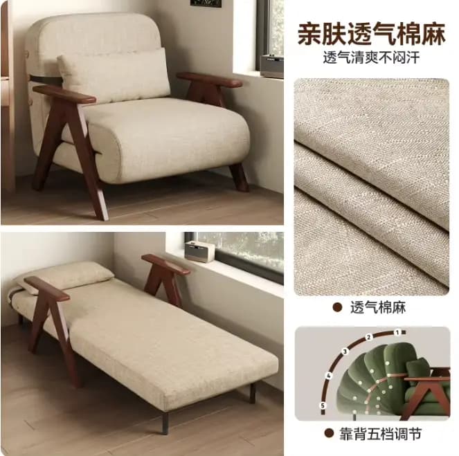 Fauteuils de salon pliants sans structure, confortables, pour la maison et le salon