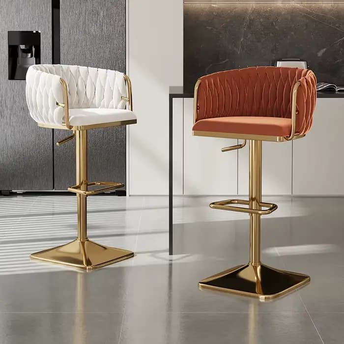 Chaise de Bar tabouret de Bar rotatif chaise de Bar domestique haut de gamme sens réception chaises