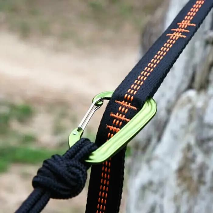 Sangles de hamac 2 pièces, sangles en Polyester renforcé spécial, sangles de hamac barbelées à haute