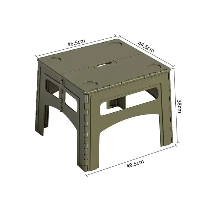 Table de Camping pliante et Portable en plastique étendue pour l'extérieur, nécessités quotidiennes