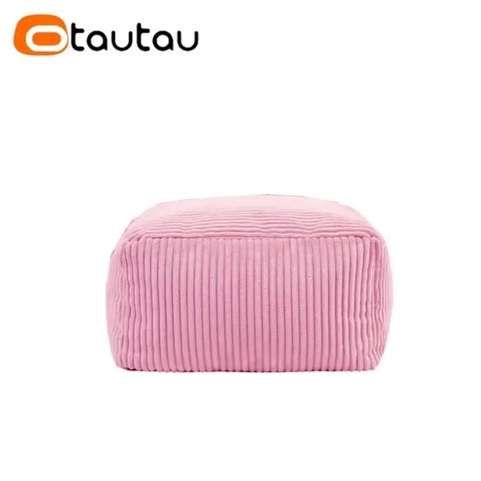 OTAUTAU velours côtelé pouf Pouf couverture sans remplissage paresseux sol pouf chaise Sac bouffée p