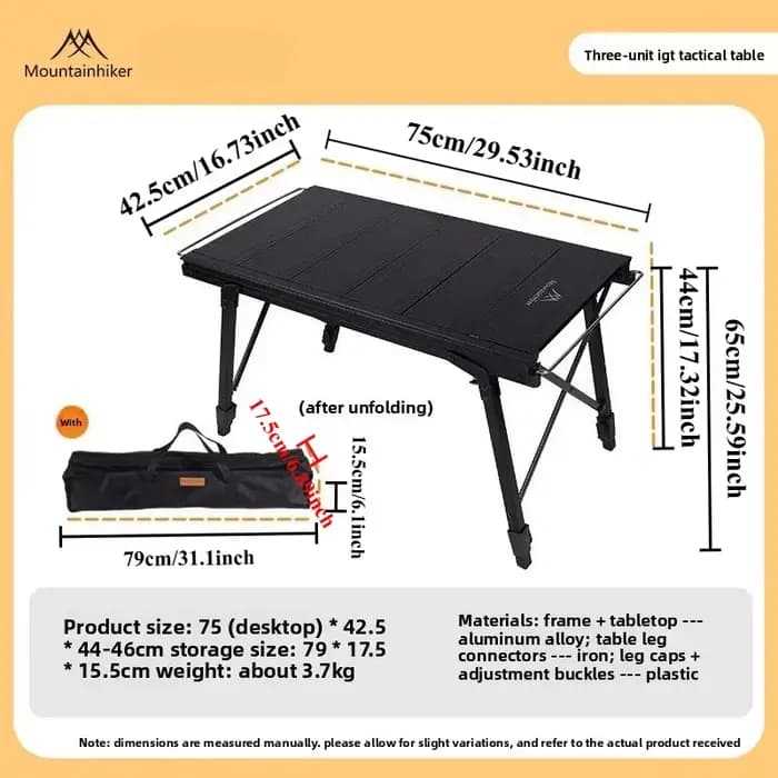 Table de camping pliante IGT, table de cuisson portable IGT pour l'extérieur, 3-5 tables, meubles de