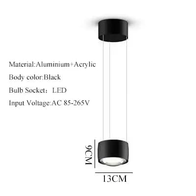 Lustre suspendu moderne réglable pour îlot de cuisine, salle à manger, bar, table, chambre à coucher