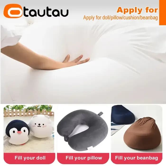OTAUTAU-Remplisseur de Boules Kampl EPS pour Pouf de 3 Pieds, Coussin en Polyester, Pouf de 3 à 5mm,