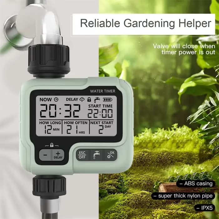 HCT-322 automatique minuterie d'eau jardin numérique Machine d'irrigation arroseur Intelligent utili