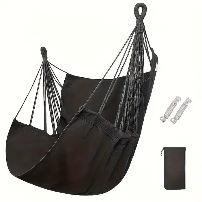 Chaise hamac relaxante et décontractée en tissu, balançoire et confort à bascule pour les dortoirs u