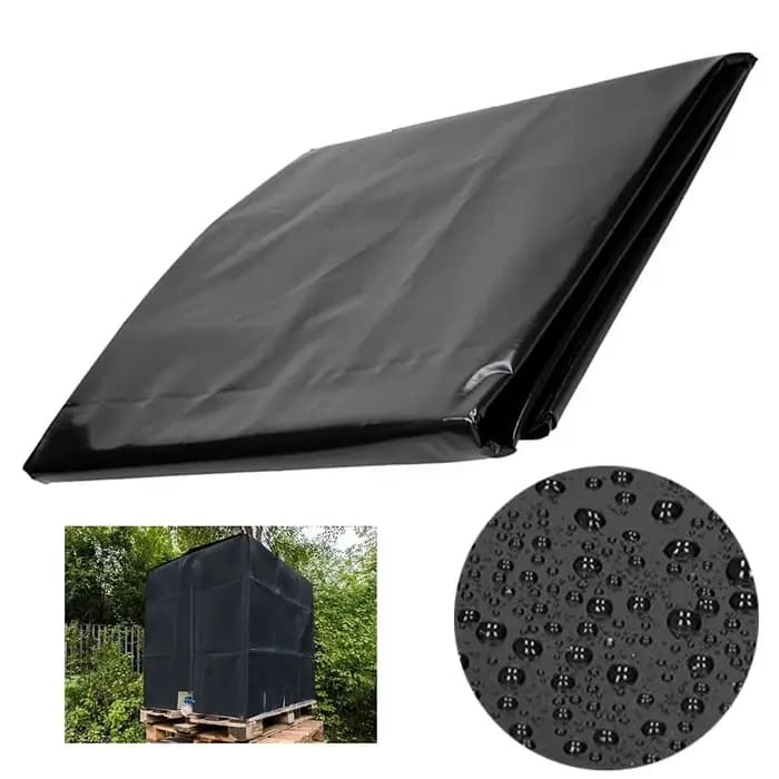 Juste de protection pour conteneur de jardin, fourre-tout IBC, imperméable, anti-poussière, crème so