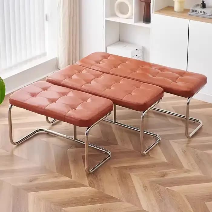 Banc à chaussures d'entrée mince siège de couloir étroit tabouret de rangement Vintage tabouret chai