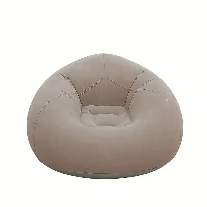 Chaise longue gonflable d'extérieur en polypropylène durable avec pompe à air, pliable, gonflage rap