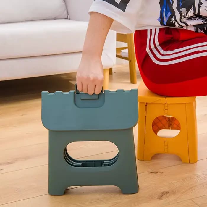 Tabouret pliant en plastique Portable tabouret de pêche en plein air petit tabouret banc pour enfant