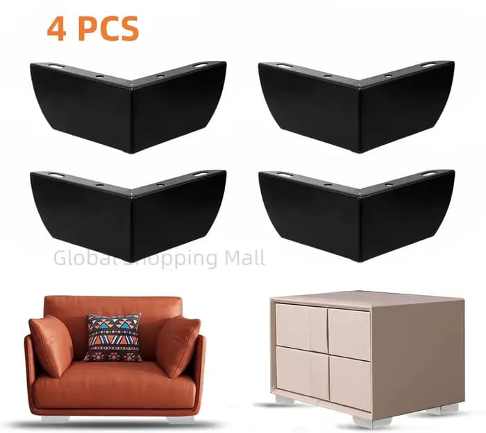 Pieds de Meuble en Métal au Design Minimaliste, pour Canapé, Meuble, Panneau Chi, Support de Télévis