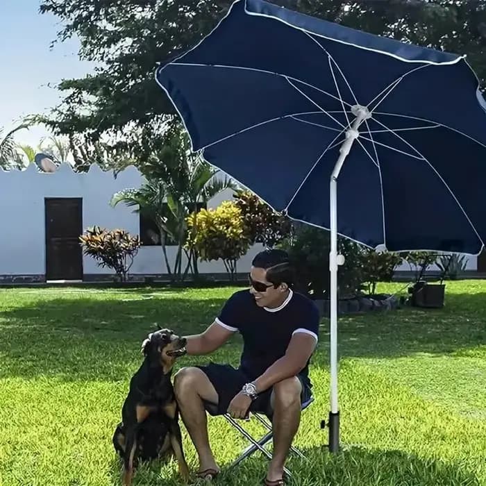 RapDuty-Injecteur de Parapluie Rond Réglable en Fer pour l'Extérieur, Support dans le Sable