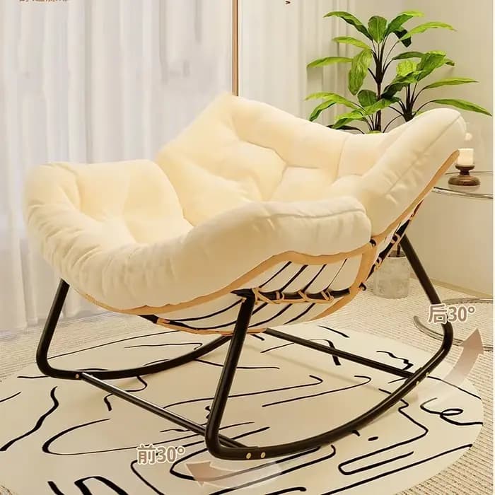 Relax paresseux salon chaises à bascule salon sexe vanité nordique canapé chaises confortable ergono