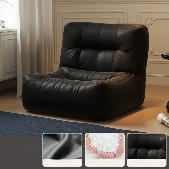 Canapé de salon en cuir, confortable, doux, moderne, relaxant, paresseux, Simple, meubles décoratifs