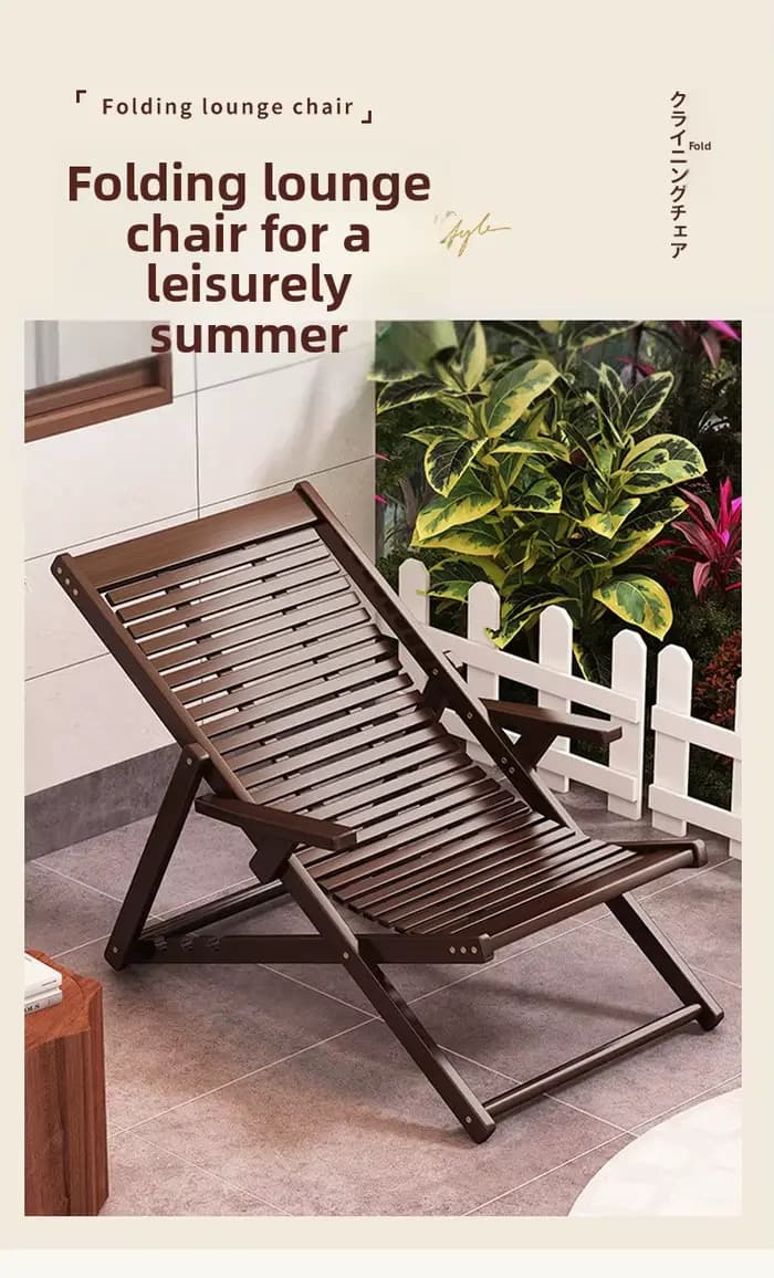 Fauteuil inclinable pliant pour Camping en plein air plage maison personnes âgées balcon bureau sies