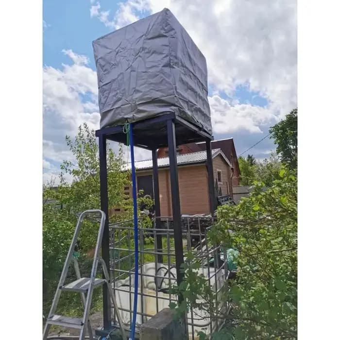 Juste de protection pour conteneur de jardin, fourre-tout IBC, imperméable, anti-poussière, crème so