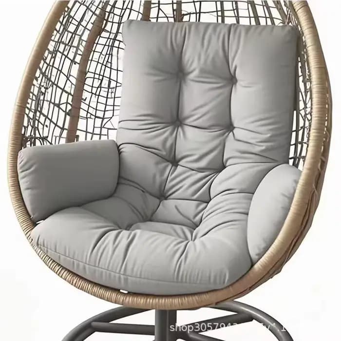 Coussin de remplacement pour fauteuil suspendu, coussins épaissis pour siège de panier suspendu, cou