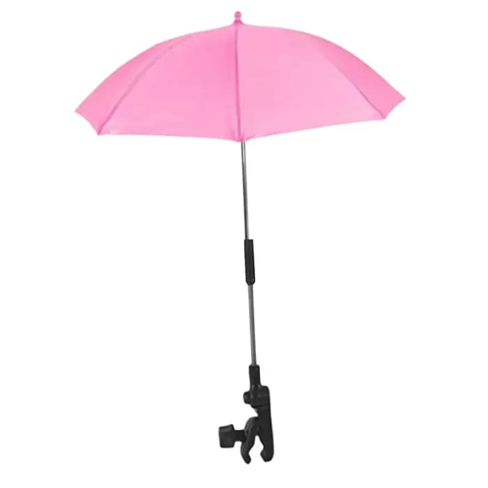 Parasols de chaise de sport avec clip anti-soleil 360 ° Parasol réglable pour poussette de bébé, idé