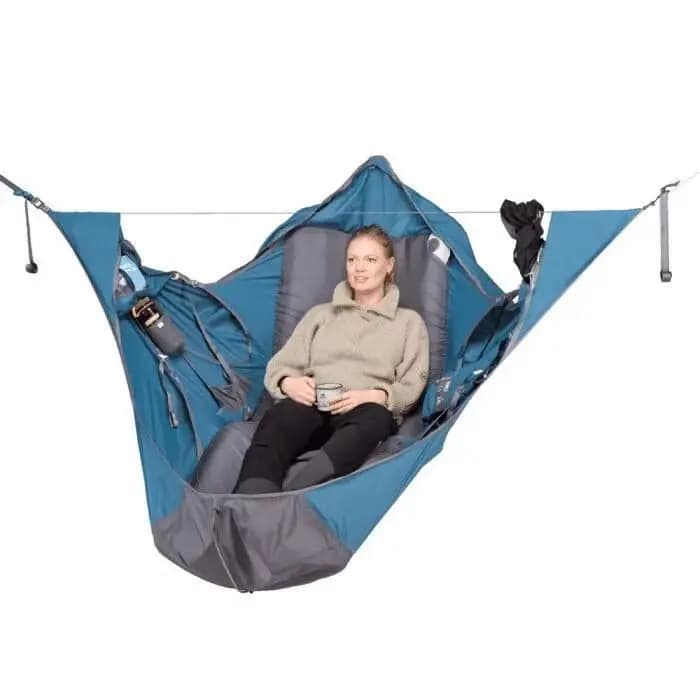 Hamac plat, universel pour adultes et enfants, pour voyages et camping en plein air, respirant et ré