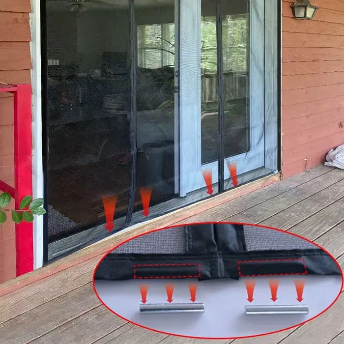 Moustiquaire magnétique DTGJ écran de porte taille personnalisée, moustiquaire d'été anti-insecte mo