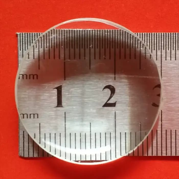 Verre optique 30mm Double lentille convexe longueur focale 50mm 30mm loupe biconvexe VR lunettes bri