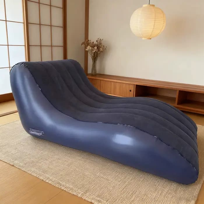 Chaise longue gonflable de plage, canapé gonflable pour salon, chambre à coucher, voyage en extérieu