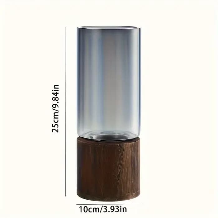Vase rétro Simple et léger de luxe, décoration créative en verre de couleur primaire, Vase nourrissa