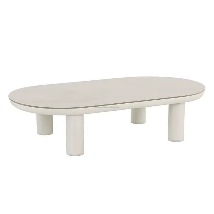 # Canapé d'extérieur en alliage d'aluminium pour villa, cour, patio, jardin, mobilier de loisirs, im