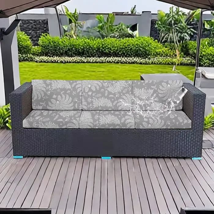 Housse de protection imperméable et anti-poussière pour coussin de canapé d'extérieur, idéale pour c