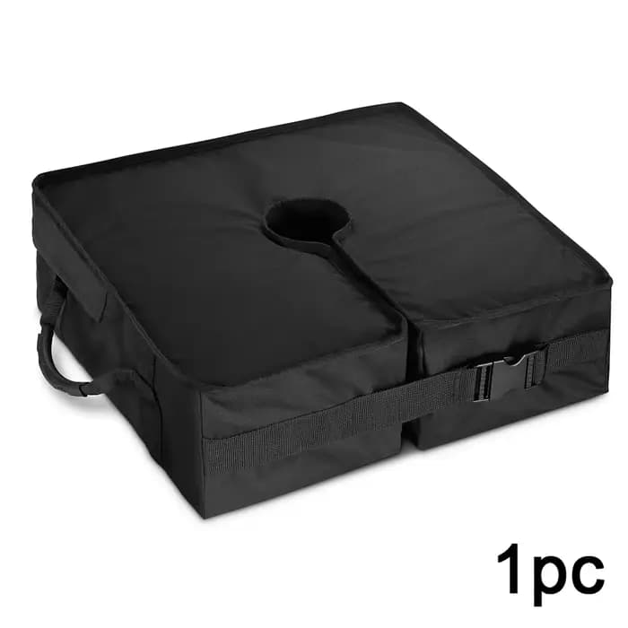 Sac à sable remplissable pour parasol, sac stabilisateur de base de parasol en tissu Oxford avec poi