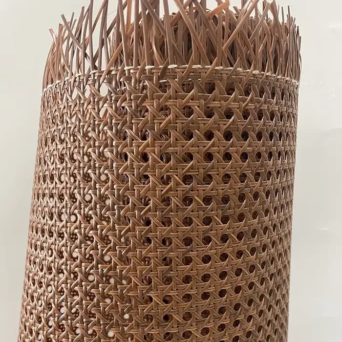 Multi taille nouvelles couleurs indonesiennes en plastique rotin canne chaise Table meubles matériel