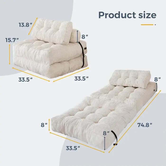Canapé à Compression sous vide pliable en tissu Simple, coin modulaire, multifonction, décoration no