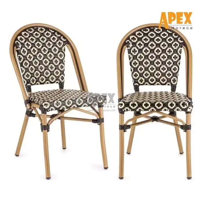 Chaise de jardin empilable en rotin, mobilier d'extérieur, Patio personnalisé, chaise en rotin de St