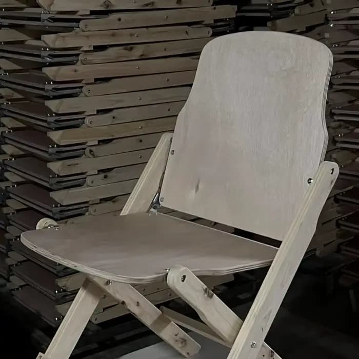 Chaises pliantes rétro en bois massif, dossier pour balcon, Compact, maison, café, Table basse, sièg