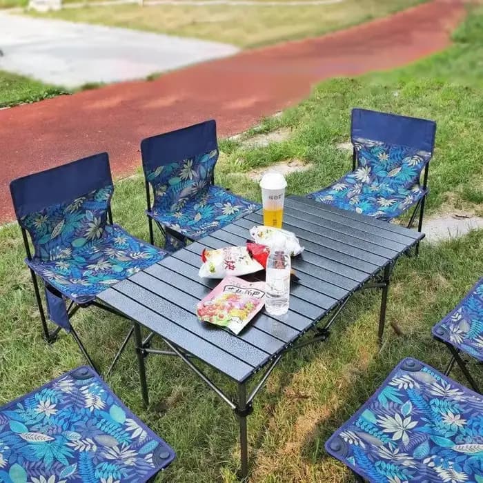 Chaise Pliante Portable d'Extérieur avec Sac de Rangement, Légère, Confortable, Équipement de Campin