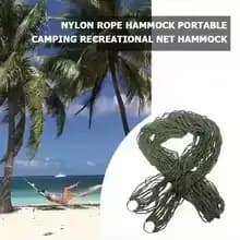 1/3/5 pièces Portable jardin extérieur épaissi Nylon corde hamac intérieur maille hamac Portable Sim