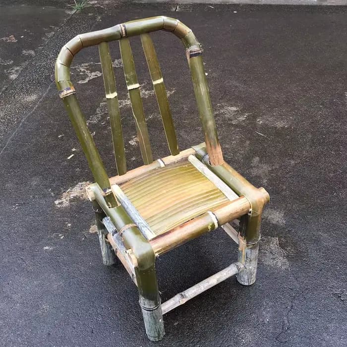 Meubles tissés en bambou chinois, loisirs pour adultes, petit tabouret à l'ancienne