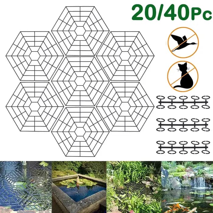 Filet de protection en plastique pour sécuritaires de jardin, protection flottante pour protéger le