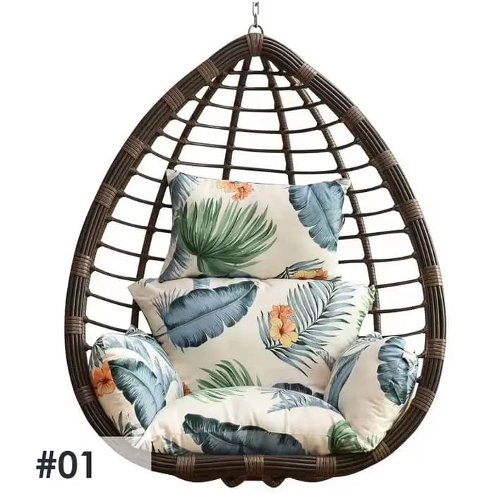 Offre spéciale! Face Swing-Juste de coussin de chaise en forme d'œuf pour la maison, remplacement de