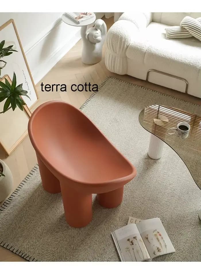 Roly Poly salon loisirs plastique PE canapé éléphant jambe nordique fauteuil canapé intérieur extéri